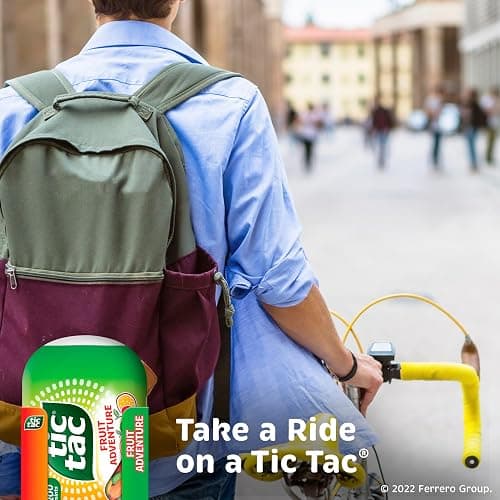 Tic Tac Fruit Adventure Mints, 4 Bottle Packs, On-The-Go Refreshment, 3.4 oz Each thumbnail 6