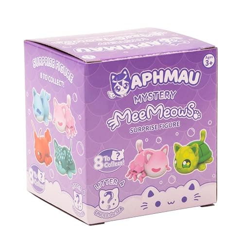 Aphmau MeeMeow Mystery Figures 6 Pack – Series 4; YouTube Gaming Channel, Blind Box, 6 of 8 Possible Under The Sea MeeMeows, Official Merch thumbnail 3