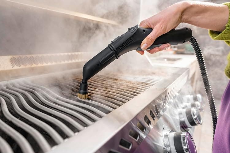 Kärcher SC 3 Deluxe Home Steam Cleaner, 1900W, 3.5 bar, 1L, 75m², Heats in 30s, Includes Floor Cleaning Kit, Descaling Cartridge, Nozzles, White thumbnail 6