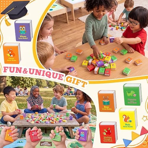 36 Pcs Stress Balls Toys Gift for Kids Back to School Gifts for Student Book Squishy's Fidget Toy Bulk First Day of School Party Favor Classroom Reward Prize Relief Toy for Exchange Gift (Cute) thumbnail 3