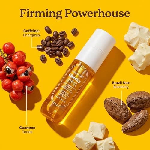 NATURE WELL Cheeky Firming Body Oil, Luxuriously Glowy & Fast-Absorbing Formula Designed to Nourish, Firm, & Visibly Smooth Skin, Scented with Pistachio, Almond, Coconut, & Salted Caramel, 3.4 Oz thumbnail 3