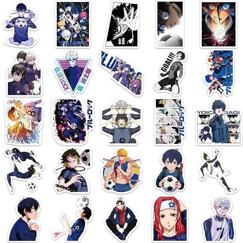 Blue Lock Anime Stickers for Kids,50PCS Cool Cartoon Anime Deals Laptop Water Bottle Bike Skateboard Luggage Computer Phone Case Snowboard Stickers for Kids Teens thumbnail 2