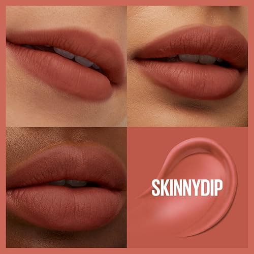 MAYBELLINE Super Stay Teddy Lip Tint, Long Lasting Matte Lipstick For Up To 12HR Wear, Skinnydip, 1 Count thumbnail 2