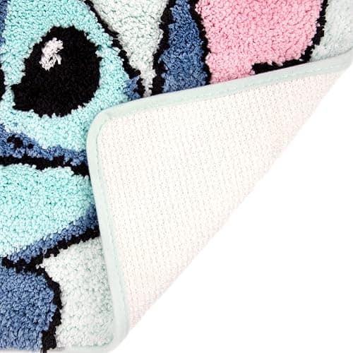 Jay Franco Disney Lilo & Stitch Floral Fun Tufted Polyester Bath Rug, Kids Bath (Official Disney Product) thumbnail 6