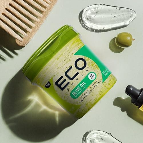 Eco Style Olive Oil Eco Styler Hair Gel, Hydrate and Style, Alcohol-Free, 236 ml (Pack of 1) thumbnail 6