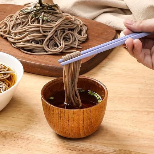 Hiware 10-Pair Reusable Fiberglass Chopsticks, Non-Slip Chop Sticks Set Japanese Style, Dishwasher Safe, 9.5-Inch thumbnail 6