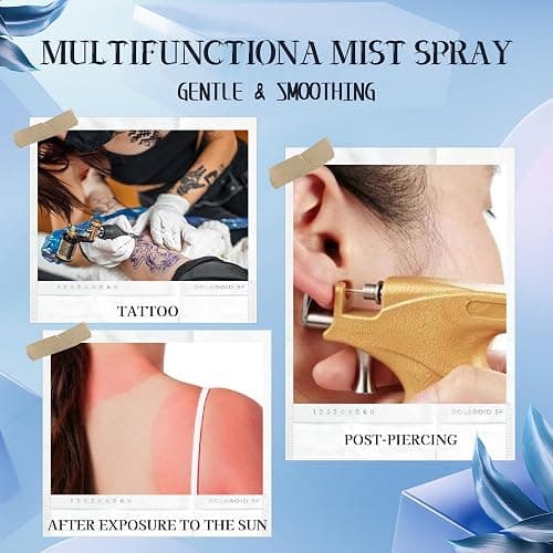 VANERIA 2Pack Piercing Aftercare Spray, 60ml, Piercings Treatment, Jewelry Maintenance Spray, Piercings Bumps, for Ears, Nose, Navel Piercings(2.03 fl.oz)（2 pcs） thumbnail 3