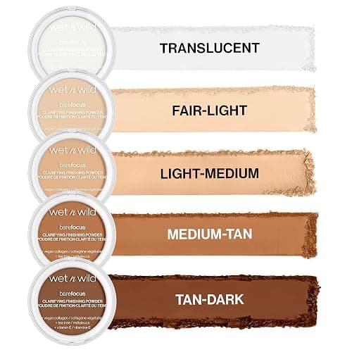 wet n wild Bare Focus Clarifying Finishing Powder | Matte | Pressed Setting Powder Translucent thumbnail 3