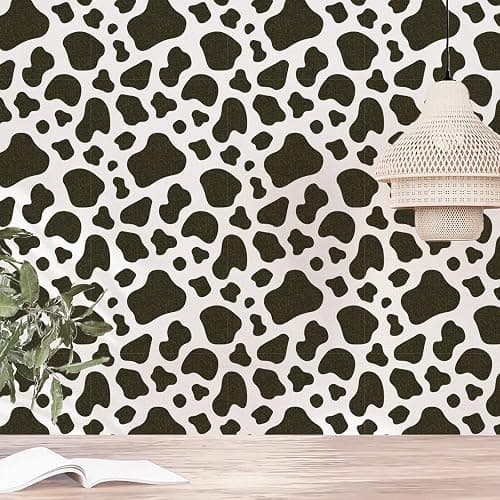 NBEADS Cow Spots Stencil, Reusable Stencils Square DIY Craft and Painting Wall Stencils 11.8×11.8 Inch for Painting on Wood Canvas Paper Furniture Wall thumbnail 7