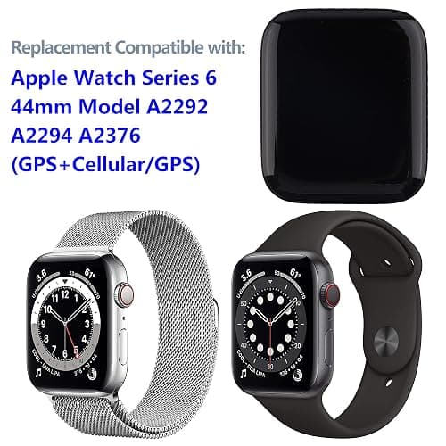 swark Écran LCD compatible avec Apple Watch Series 6 44 mm modèle A2292 A2294 A2376 (GPS + Cellular/GPS) Assemblage d'écran tactile + outils thumbnail 4