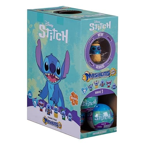 Mash'Ems 52130 Lilo & Stitch Disney, Squishy Figures, 6 to Collect, Styles May Vary, Multicolour thumbnail 5