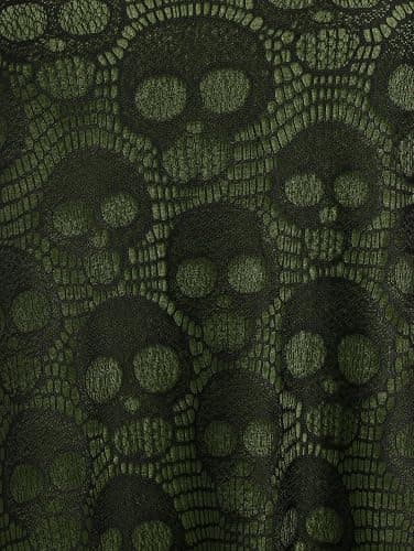 ROSE GAL Womens Plus Size Gothic Skull Lace Overlay Sleeveless Strap Tank Top thumbnail 5