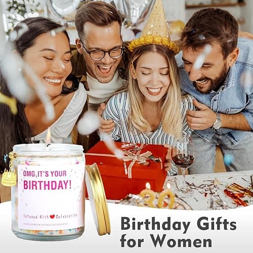 OMG It's Your Birthday Candle - Birthday Cake Candle Birthday Candle for Women, Happy Birthday Candles Gifts for Women Dessert Candle, Unique Birthday Gifts for Women Girls Friends Sister, 7oz thumbnail 4