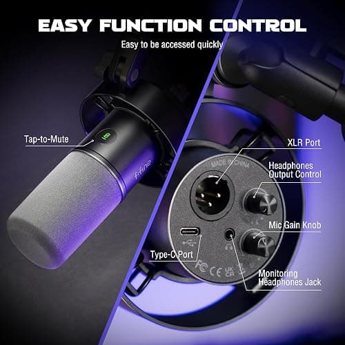 FIFINE K688 + Low Profile Boom Arm thumbnail 5
