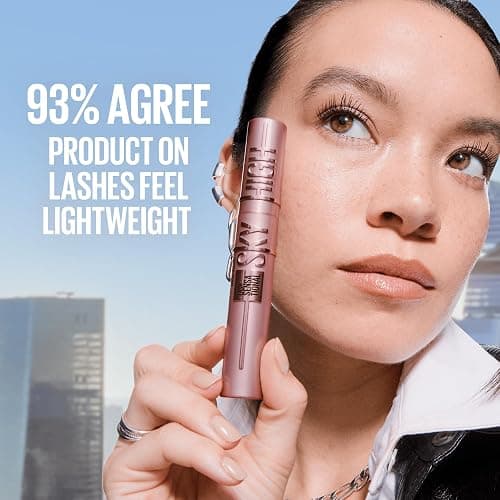 Maybelline New York Lash Sensational Sky High Mascara, Washable Lengthening Eyelash Mascara, True Brown, 7.2 mL thumbnail 7