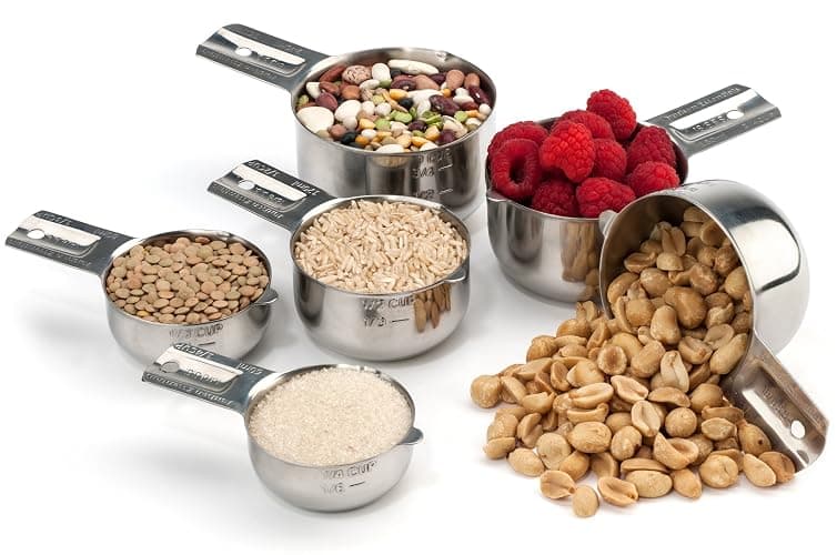 Hudson Essentials Stainless Steel Measuring Cups Set (6 Piece Set) thumbnail 4