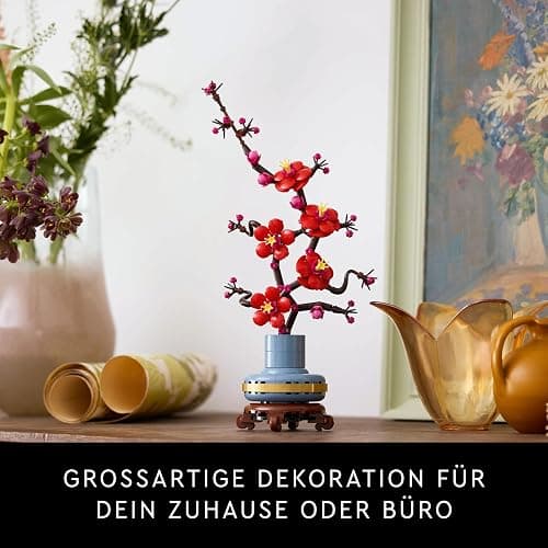 LEGO Botanicals Pflaumenblüte - Pflegeleichte Blumendeko aus der Botanik Kollektion - Kreatives Bauset für Erwachsene - Entspannende Aktivität - Künstliche Pflanze zum Sammeln 10369 thumbnail 8