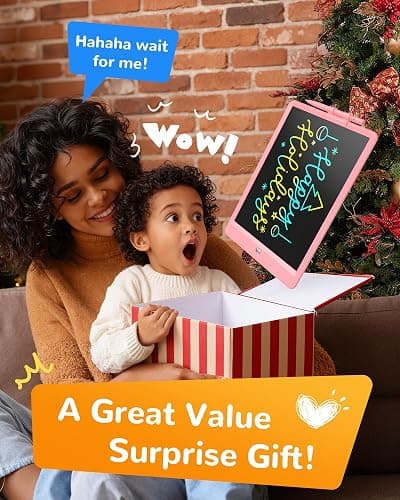 KOKODI LCD Writing Tablet,Gifts for 3 Years Old Boys and Girls,10 Inch Colorful Doodle Board Drawing Tablet, Erasable Reusable Electronic Drawing Pads, Educational and Learning Toy for Kids thumbnail 7