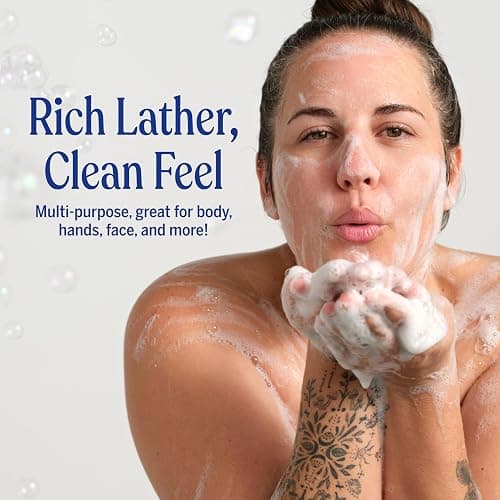 Dr. Bronner's Pure-Castile Magic Liquid Soap - Made with Regenerative Organic Certified Oils- 18-in-1 Uses for Face, Body, Hand, Hair, Laundry & More- Vegan, Non-GMO- Body Wash- Peppermint,32oz thumbnail 5