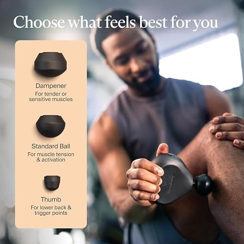 TheraGun Mini (3rd Generation) by Therabody – Ultra-Portable Massage Gun and Travel Essential for Fast, Effective Pain and Tension Relief Anywhere (Black) thumbnail 8