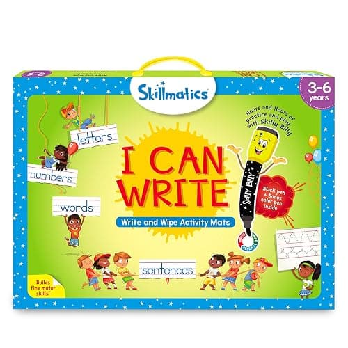 Skillmatics I Can Write - Reusable Preschool Learning Activities, Educational Toy and Game, Back to School Supplies, Gifts for Students, Kids, Toddlers Ages 3, 4, 5, 6 - Image 1