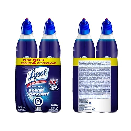 Lysol® Disinfectant Toilet Bowl Cleaner Power, (2 x 710 mL) = 1.42 L, Pack of 2, Cleaning, Disinfecting, and Stain Removal thumbnail 7