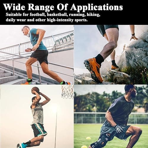 High Aesthetics Grip Socks for Football and Basketball - Cushioned Anti-Slip Sports Socks (UK, One Size Plus, 2 Pack, White, Kids) thumbnail 2