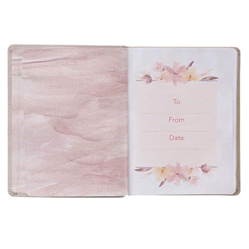 My Quiet Time Devotional - 365 Devotions for Women To Bring You Into The Peace Of The Presence of God Cappuccino, Faux Leather Flexcover Gift Book w/Ribbon Marker thumbnail 6