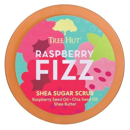 Tree Hut Raspberry Fizz Body Scrub, Exfoliating Sugar Scrub, Vegan, 18 Oz | Exfoliating & Nourishing with Shea Butter & Essential Oils, Body Exfoliator for All Skin Types, Self Care Gifts for Women thumbnail 3