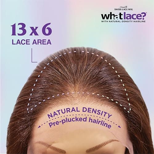 Sensationnel What Lace 13x6 Wigs - Cloud 9 Synthetic Hair Hand Tied Natural Preplucked Hairline Illusion Lace Frontal Lacewig - WHAT LACE GLENNA (BALAYAGE CHOCOLATE) thumbnail 2