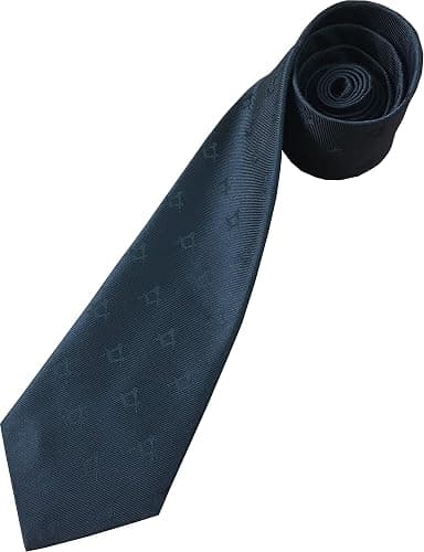 Mens Freemasons Masonic Black Woven Neck Tie thumbnail 2