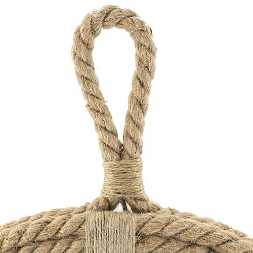 Stonebriar Collection SB-5390A Decorative Oval Rope Mirror with Hanging Loop, Unique Wall Décor thumbnail 4