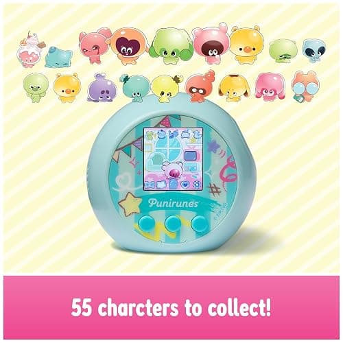 Punirunes, Interactive Digital Toy with 55 Squishy Characters Inside, Reacts to Touch, Color Display, Kids Toys for Ages 5 and up thumbnail 5