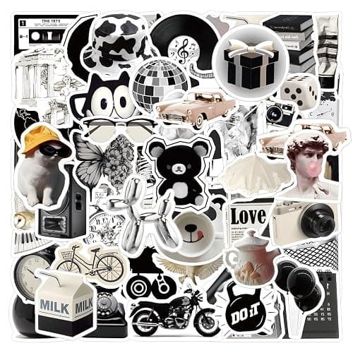 170PCS Y2K Grunge Stickers, Aesthetic Downtown Girls Pack Cool Trendy 2000s for Water Bottle Funny Waterproof Stickers for Teens Adults Vinyl for Laptop Skateboard thumbnail 5