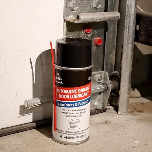AGS Company Automotive Solutions Garage Door Lubricant Spray – 4 oz Aerosol, Protects Rollers & Springs, Quiets Squeaks, All-Weather Formula thumbnail 7