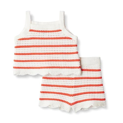 Amazon Essentials x Sofia Grainge Mommy & Me Cotton Crochet Sweaters & Tank Sets - Image 1