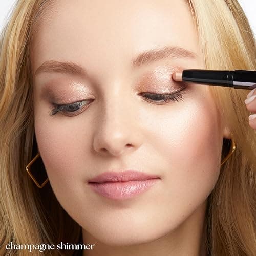 Julep Eyeshadow 101 Cream-to-Powder Waterproof Shadow Stick – Champagne Shimmer – Long-Lasting, Crease-Proof, Medium Golden-Beige Shimmer Cream Eyeshadow with Built-in Smudger thumbnail 3