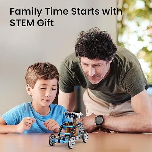 Sillbird 12-in-1 Solar Robot Building Kit STEM Gift for Boys Aged 8-13, DIY Science Educational Robotic Toys for Kids Teens Birthday, Powered by The Sun with 190 Pieces thumbnail 2
