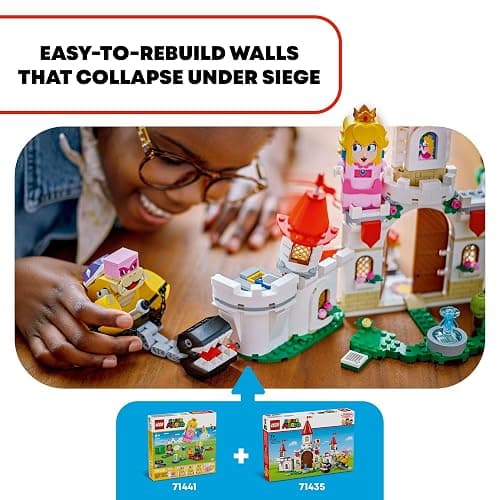 LEGO Super Mario Battle with Roy at Peach’s Castle, Nintendo Character Mario Toy for Kids, Castle Toy & Adventure Set, Gift for Girls, Boys & Gamers Ages 7 and up, 71435 thumbnail 4