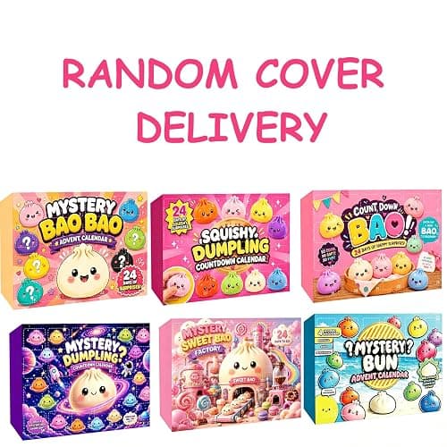 24 Grid Squishy Advent Calendar 2026 Countdown Calendar | Mini Kawaii Squeeze Dumpling, Stress Relief Fidget Squishies Gifts thumbnail 2