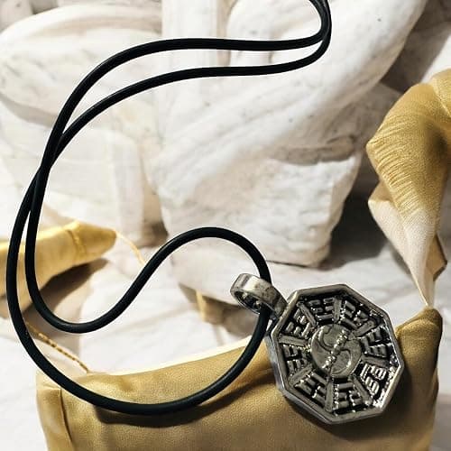 PRINCESS CUTENESS STORE Lost TV Series The Dharma Initiative Swan Station Pendant Cord Necklace thumbnail 4
