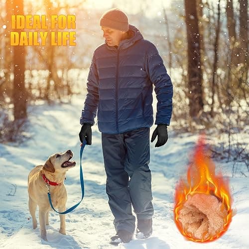 ihuan Winter Waterproof Ski Gloves Men Women, Snow Warm Cycling Cold Weather, Driving Biking Running thumbnail 2
