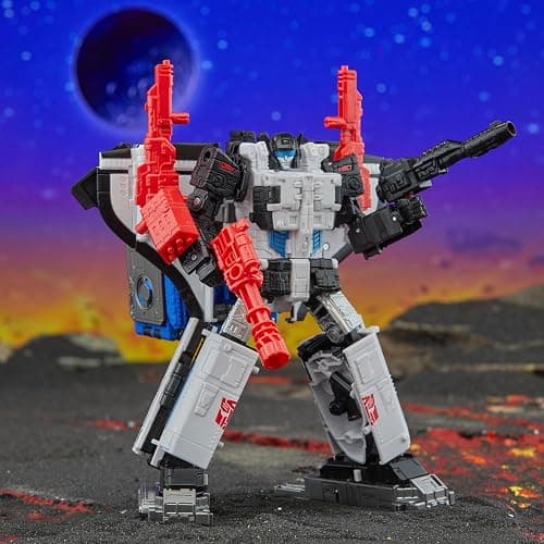 Transformers Legacy United Leader Class Galaxy Shuttle, 7.5-inch Converting Action Figure, for Boys and Girls Ages 8+ | Shuttle and Train and Robot, 5 Blasters Combine, Launchpad Stores Accessories, Ages 8 Plus thumbnail 6