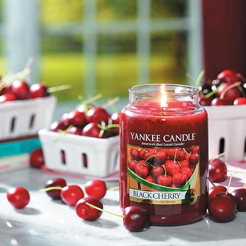 Yankee Candle Scented Candle | Black Cherry Large Jar | Long Burning Candles: up to 150 Hours | Perfect Gifts for Women thumbnail 7