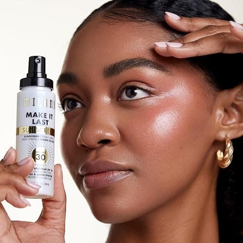 Milani Sunscreen Setting Spray + Primer, Make It Last Sunscreen for Face- SPF 30 UVA & UVB Protection Antioxidant Rich Formula for Broad Spectrum Protection, Prime + Set + Protect, 2.02Fl. Oz thumbnail 4