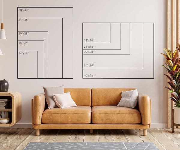 Premium Acrylic Wall Calendar - 24x18" Dry Erase Board - Large Glass Calendar for Wall - Reusable Board for Office and Home - Gold Hardware (24x18" (Regular)) thumbnail 2