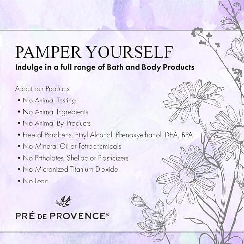 Pre de Provence Artisanal Soap Bar, Enriched with Organic Shea Butter, Natural French Skincare, Quad Milled for Rich Smooth Lather, 8.8 Ounce, Lily Of The Valley thumbnail 2