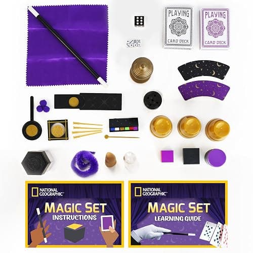 NATIONAL GEOGRAPHIC Mega Magic Set - More Than 75 Magic Tricks for Kids to Perform with Step-by-Step Video Instructions for Each Trick Provided by a Professional Magician (Amazon Exclusive) thumbnail 5