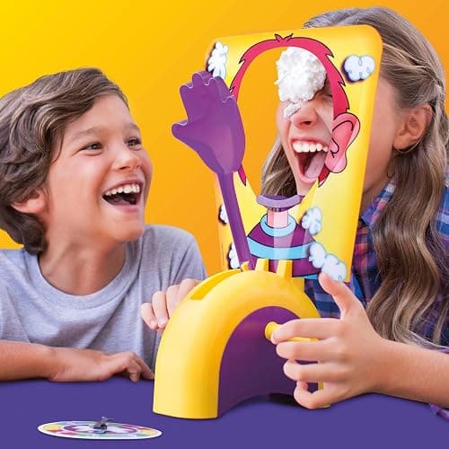 Hasbro Gaming Pie Face Game | Whipped Cream Family Board Game for Kids | Ages 5 and Up | for 2 or More Players | Funny Preschool Games | Kids Gifts thumbnail 2