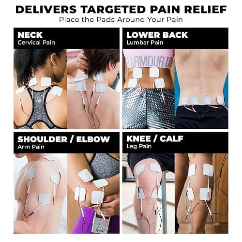 TENS 7000 Digital TENS Unit with Accessories - Muscle Stimulator Machine for Back Pain Relief, Sciatica, Neck, Nerve, Shoulder, Hip, Elbow, Muscle Pain Relief thumbnail 6